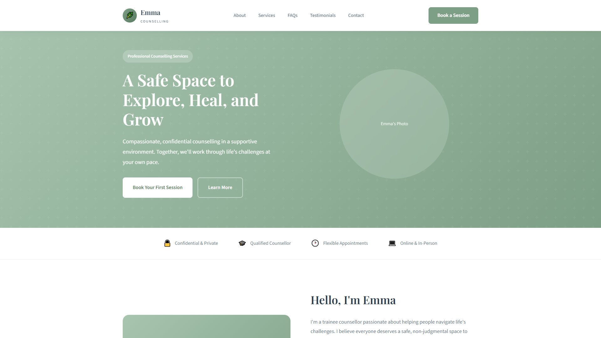 Emma Counselling Practice Website