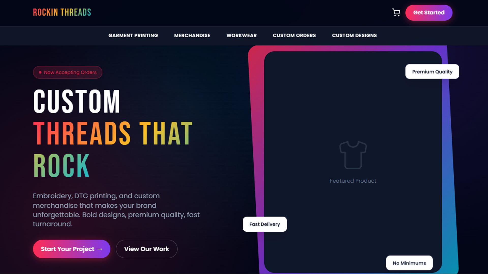 Rockin Threads E-commerce